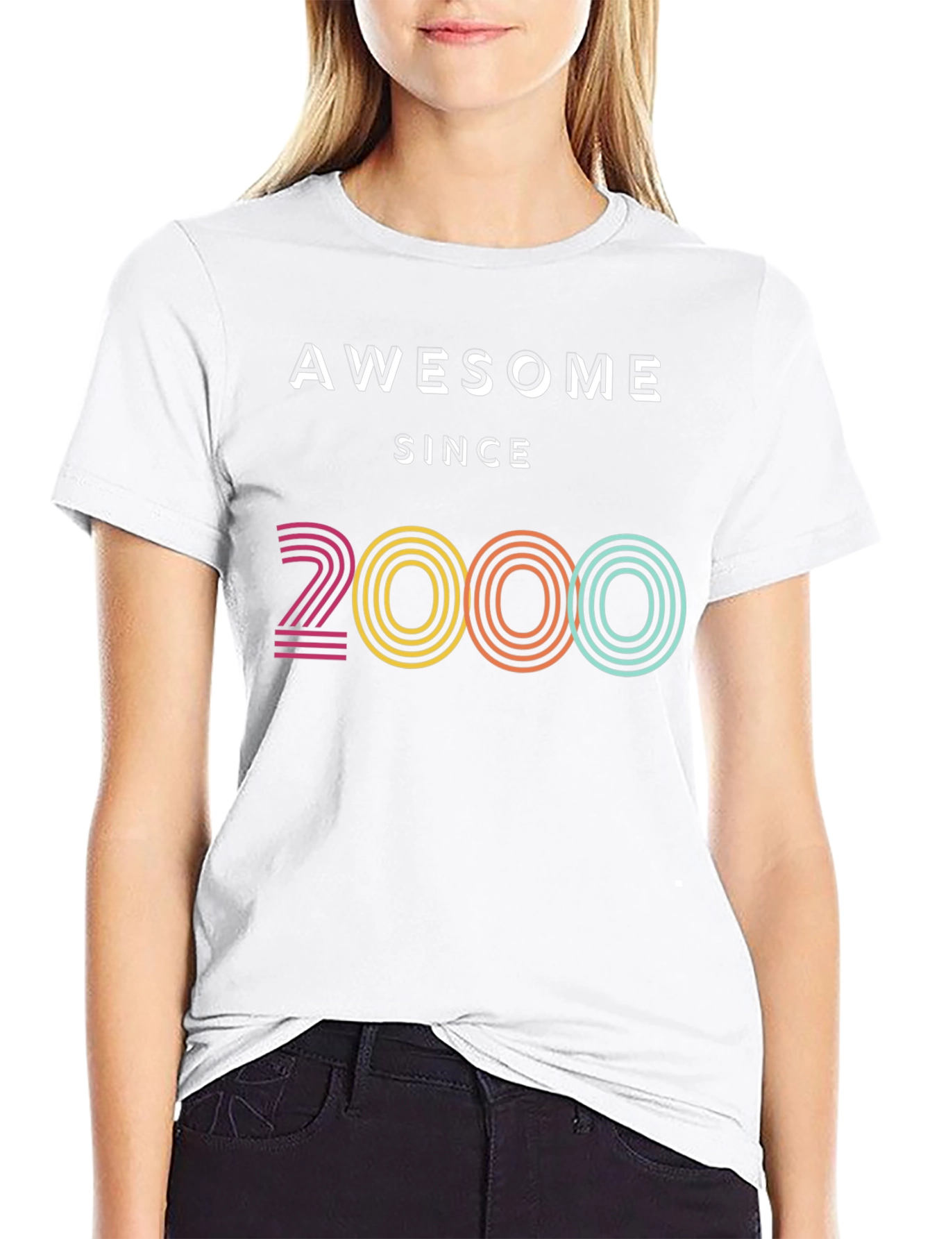 Awesome Since 2000 Black T-Shirt