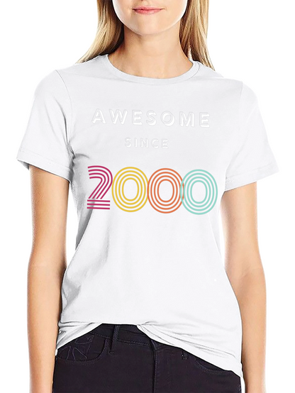 Awesome Since 2000 Black T-Shirt