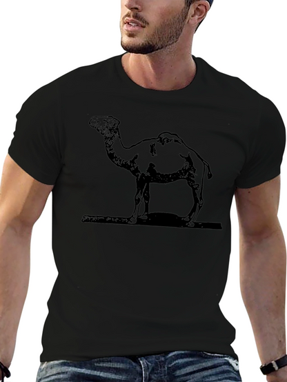 Camel Graphic T-Shirt - Classic Black Tee