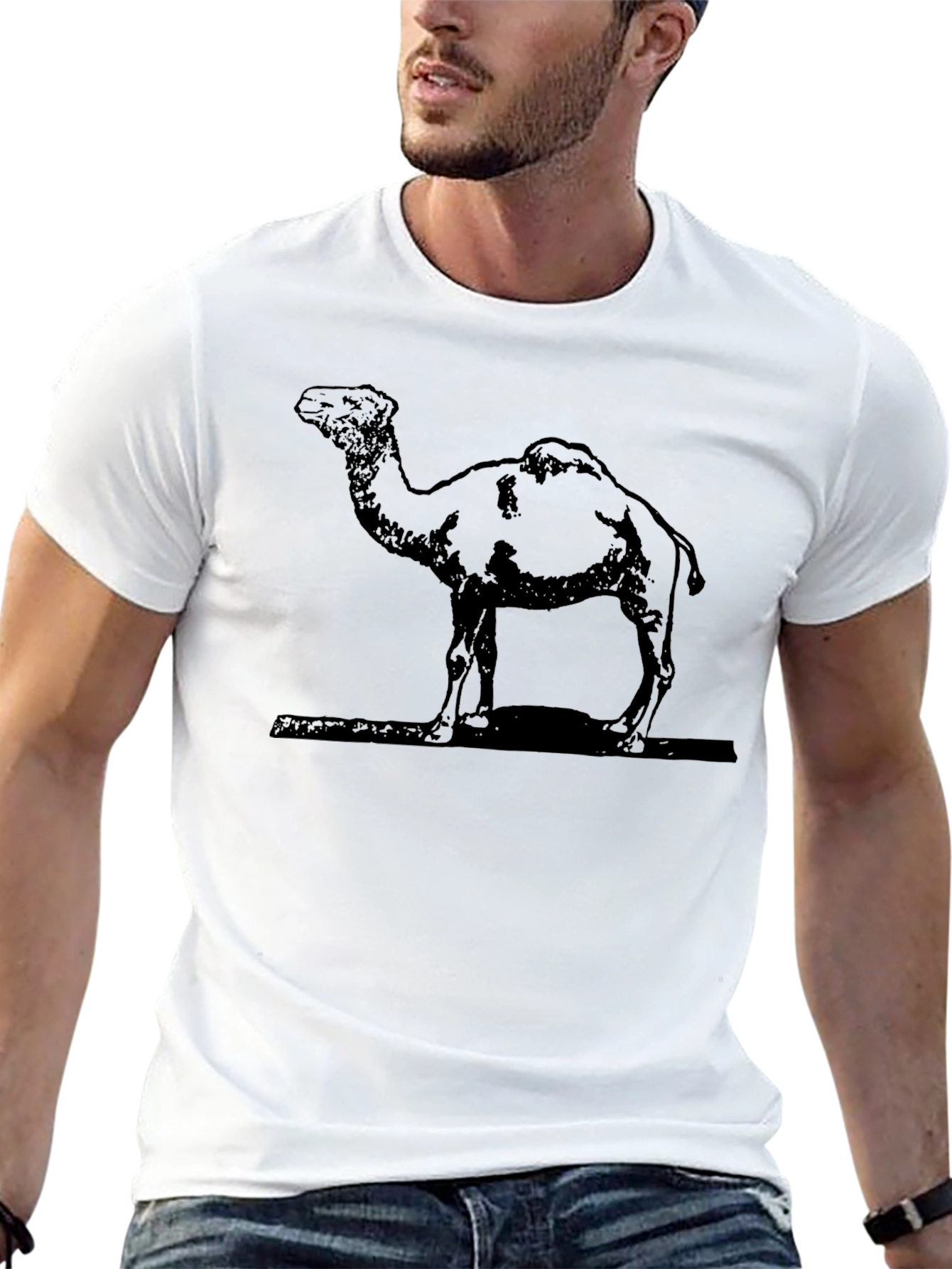 Camel Graphic T-Shirt - Classic Black Tee