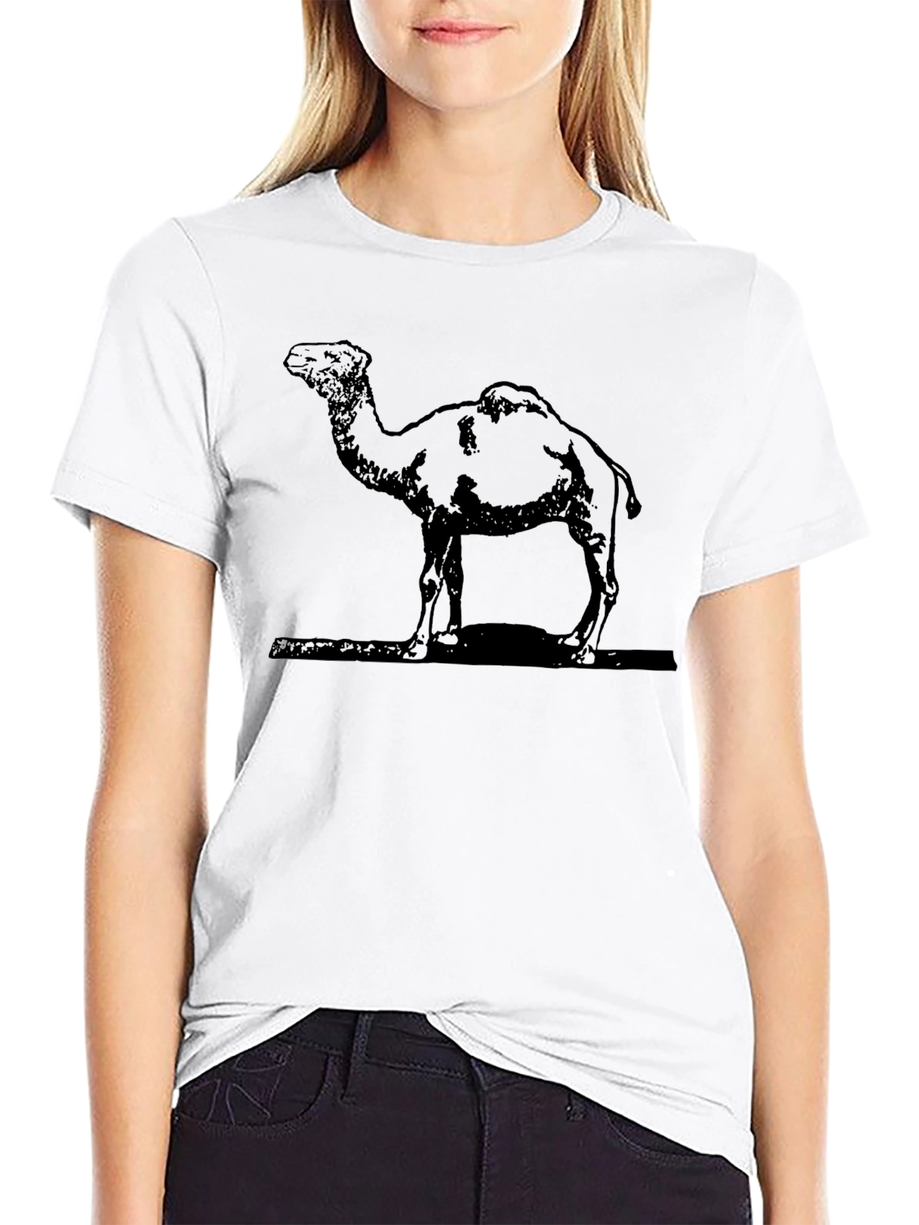 Camel Graphic T-Shirt - Classic Black Tee