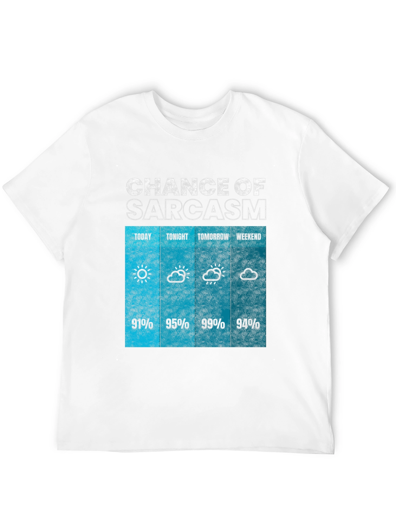 Sarcasm Weather Forecast Graphic Tee