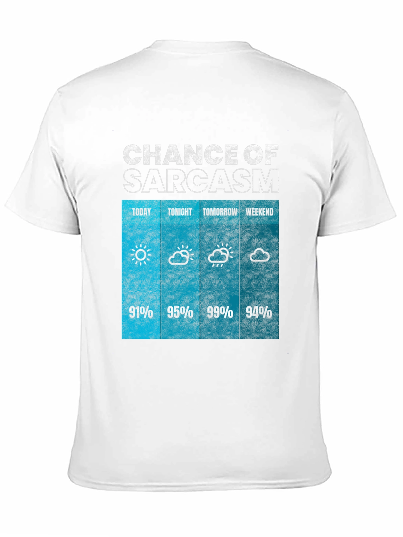 Sarcasm Weather Forecast Graphic Tee