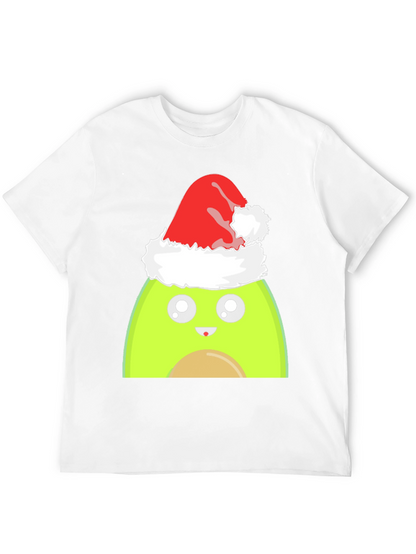 Avocado Santa Hat Graphic Tee