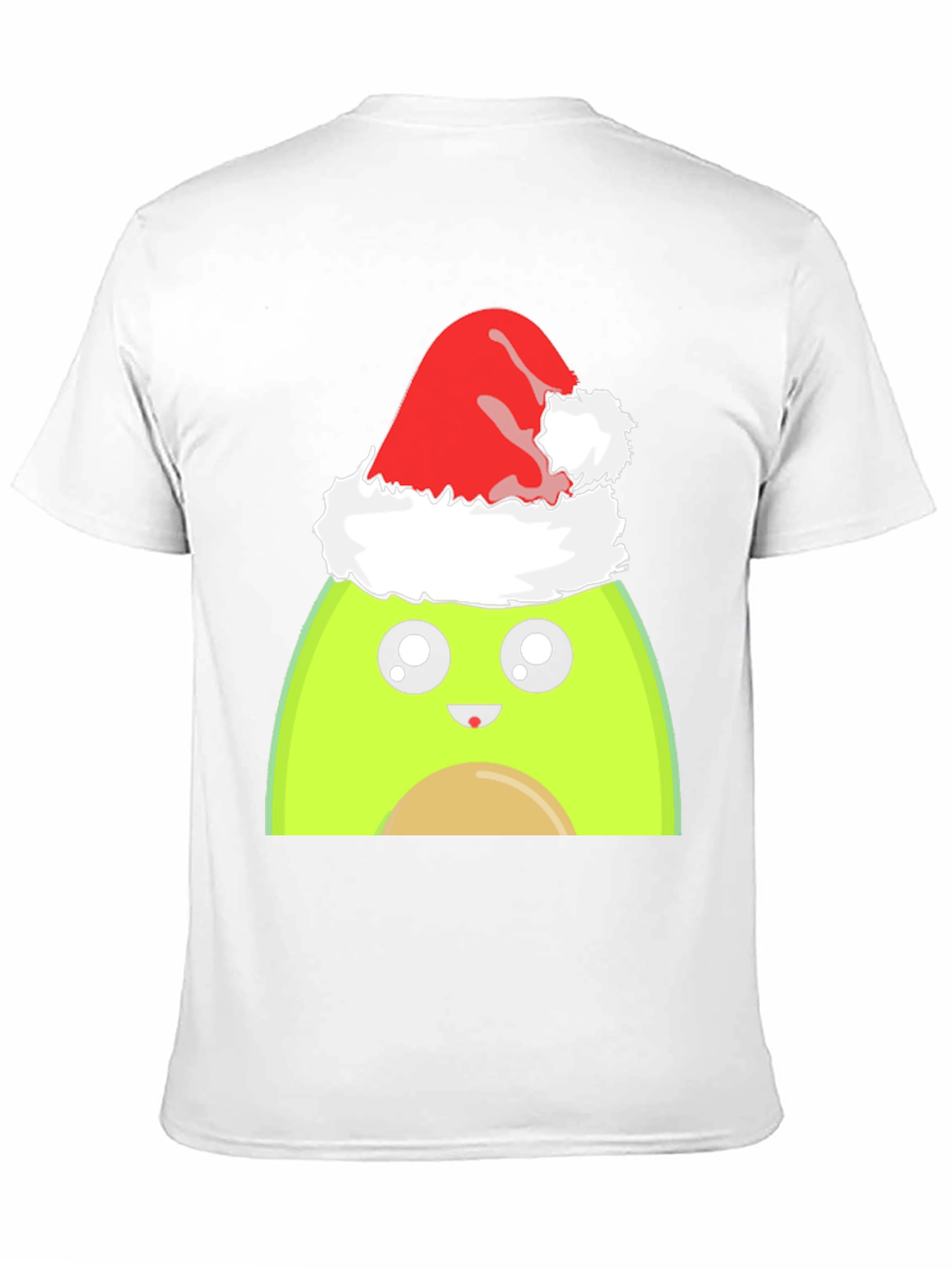 Avocado Santa Hat Graphic Tee