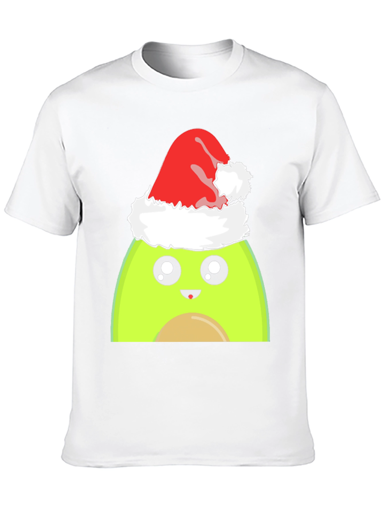 Avocado Santa Hat Graphic Tee