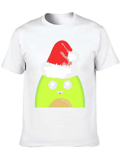 Avocado Santa Hat Graphic Tee