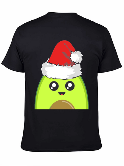 Avocado Santa Hat Graphic Tee