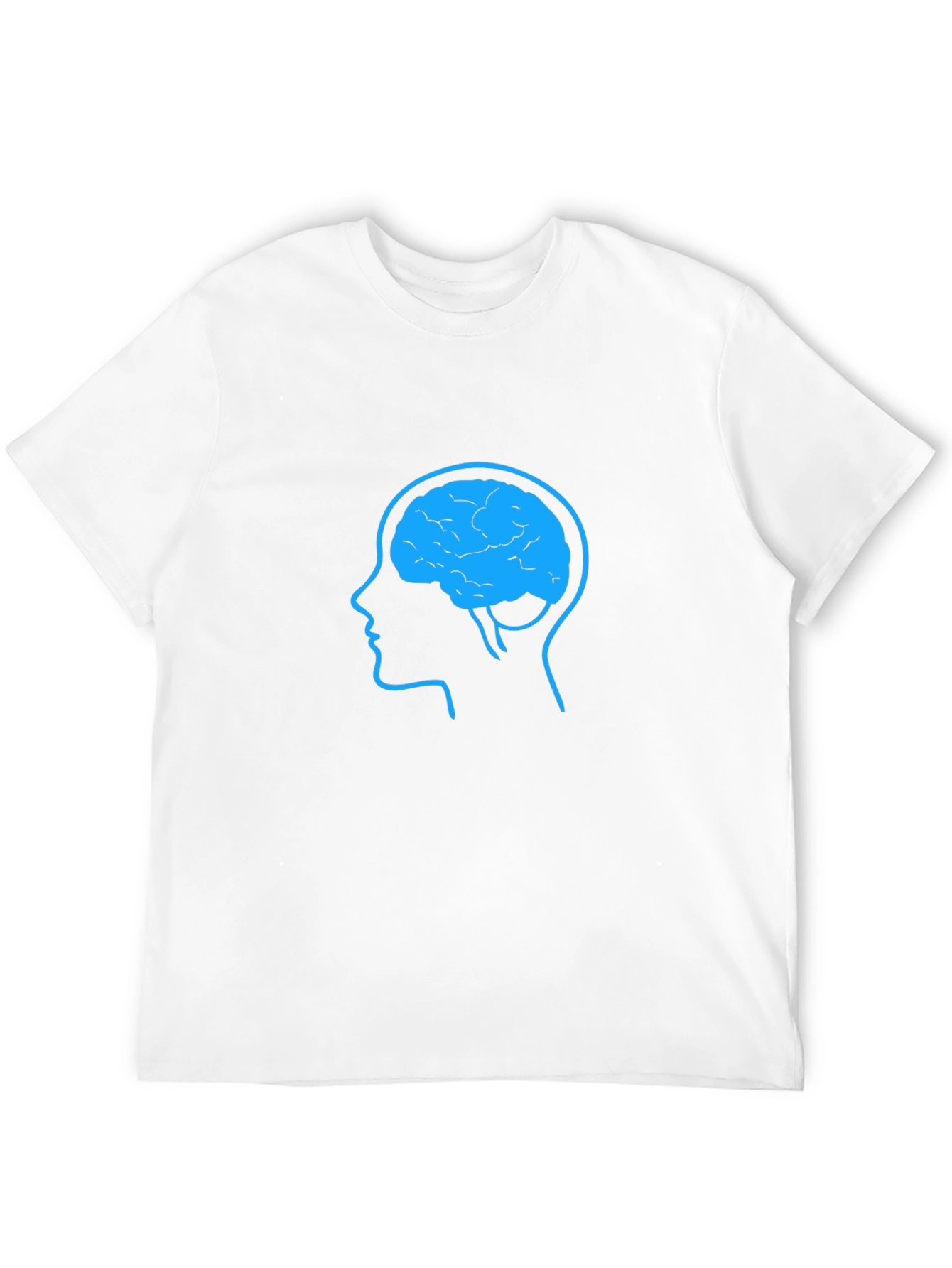 Brain Graphic Tee - Black Cotton Blend