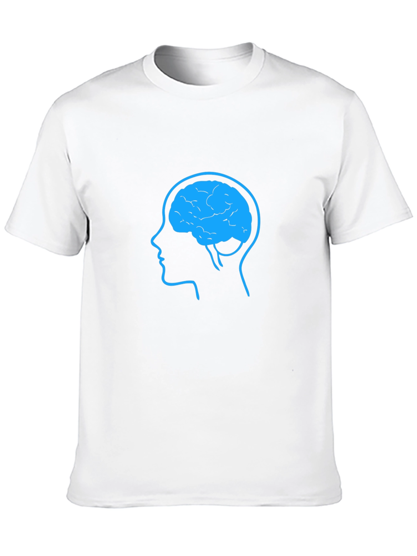 Brain Graphic Tee - Black Cotton Blend