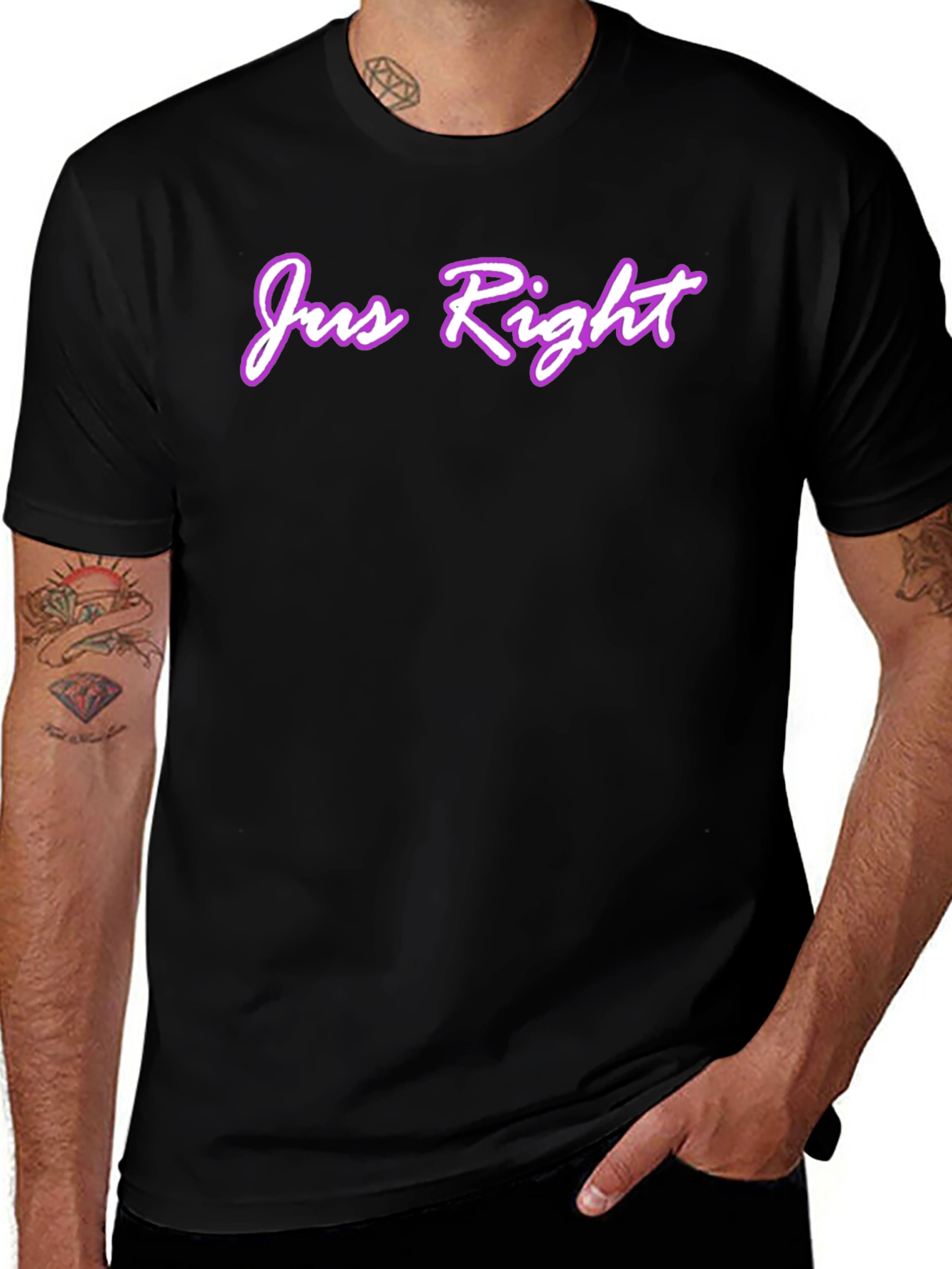 Jus Right Graphic Tee - Casual Comfort T-Shirt