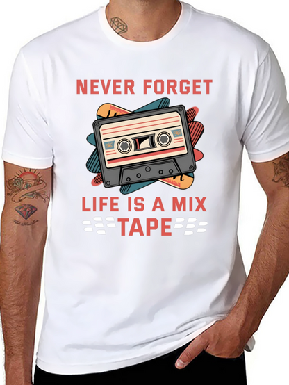 Never Forget Mixtape Graphic Tee