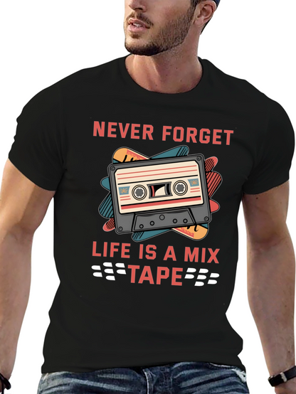 Never Forget Mixtape Graphic Tee
