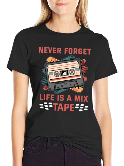 Never Forget Mixtape Graphic Tee