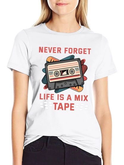 Never Forget Mixtape Graphic Tee