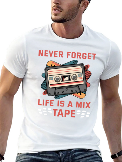 Never Forget Mixtape Graphic Tee
