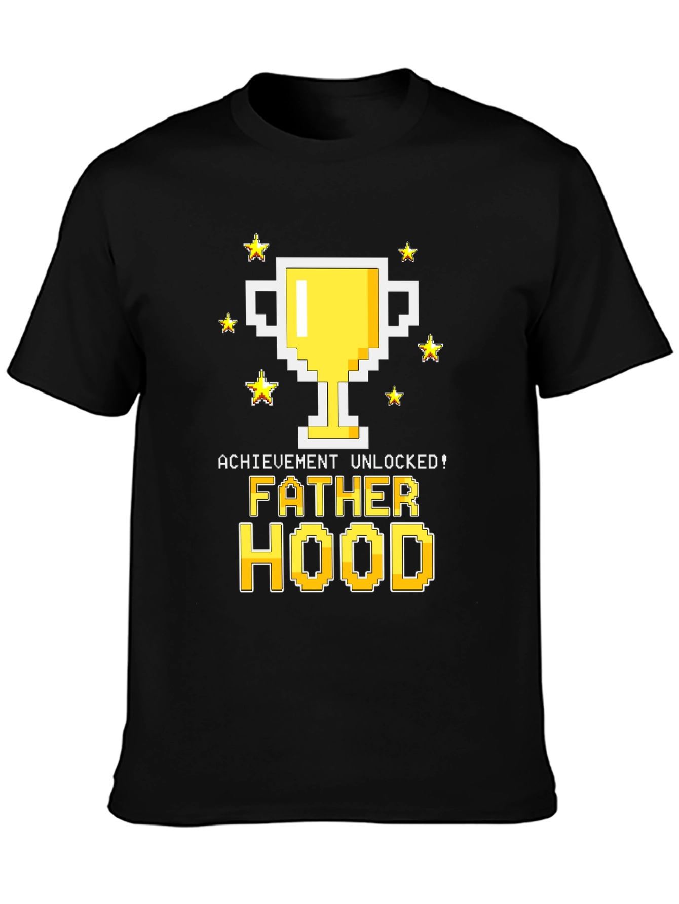 Fatherhood Unlocked Graphic Tee - Gamer Dad Shirt