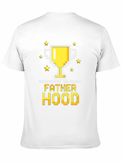 Fatherhood Unlocked Graphic Tee - Gamer Dad Shirt