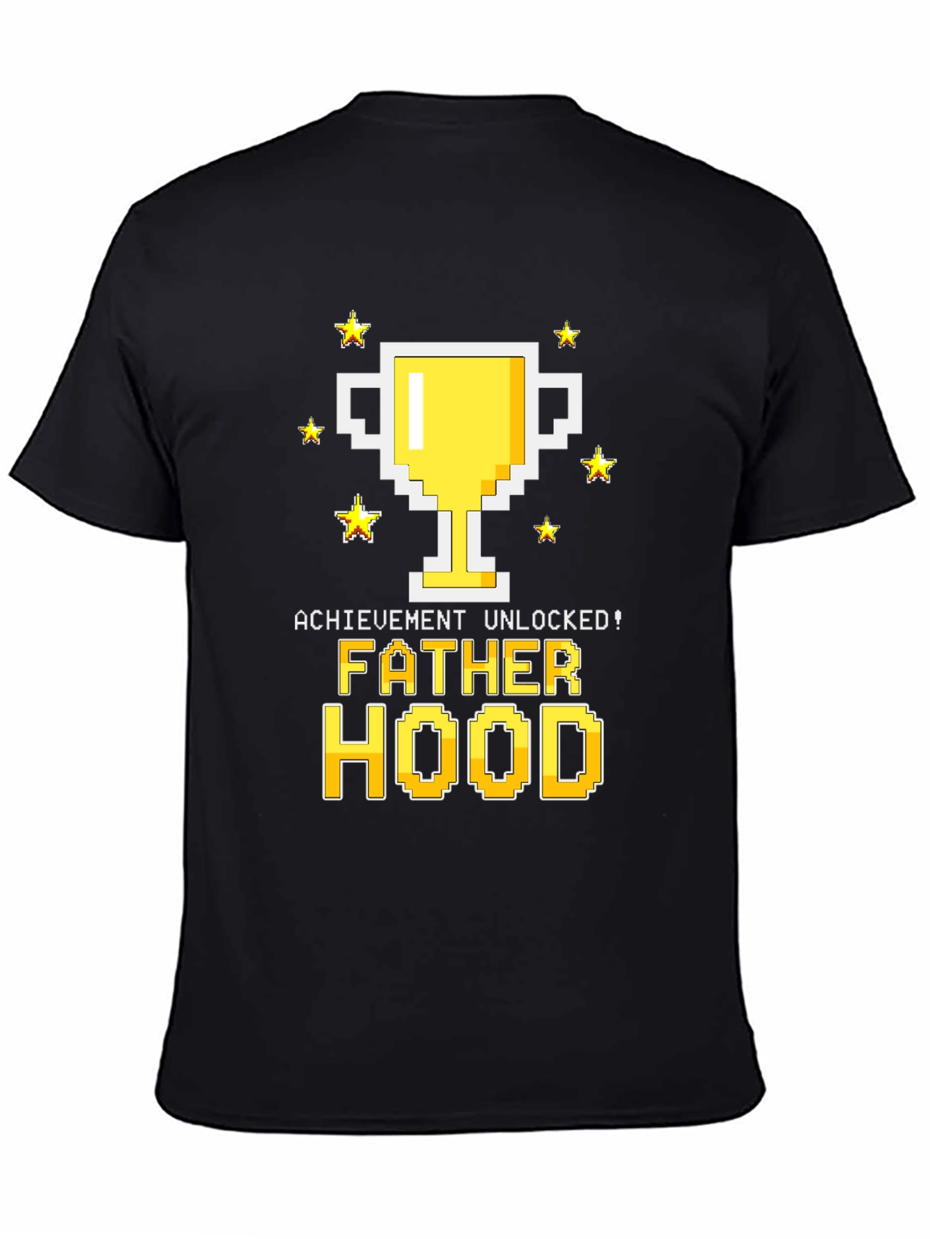 Fatherhood Unlocked Graphic Tee - Gamer Dad Shirt