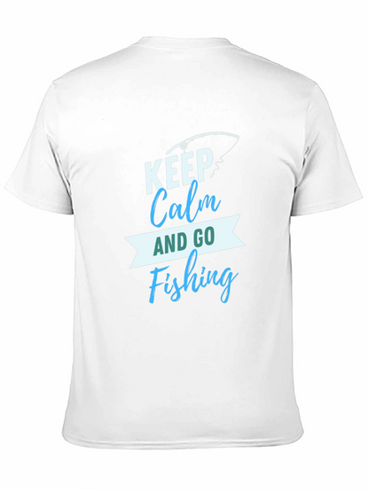 Keep Calm and Go Fishing Graphic T-Shirt