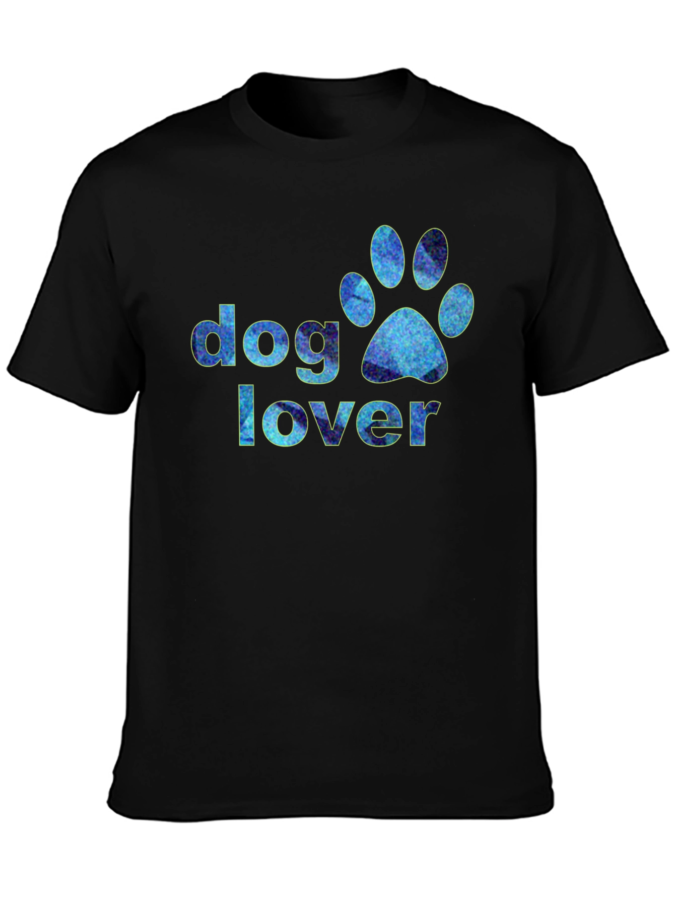 Dog Lover Paw Print Graphic T-Shirt