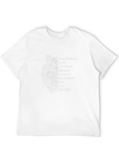 Black Graphic Tee - Wolf & Storm Design
