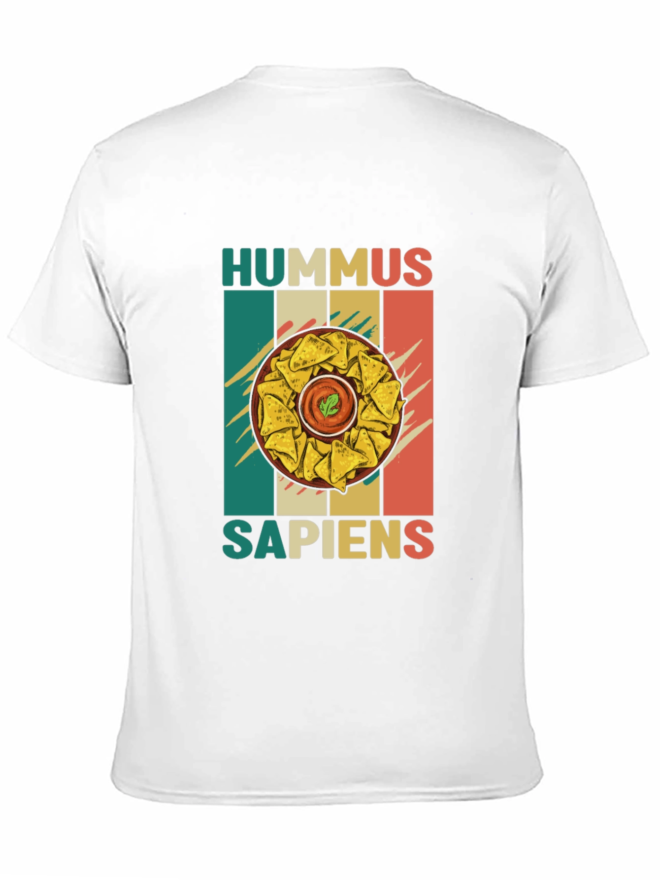 Hummus Sapiens Graphic Tee - Foodie Humor T-Shirt