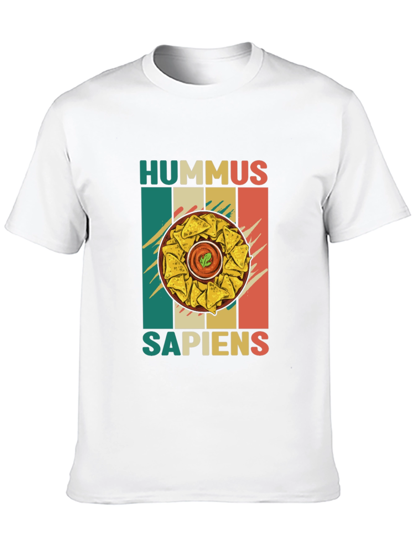Hummus Sapiens Graphic Tee - Foodie Humor T-Shirt