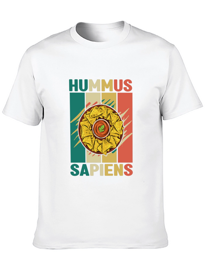 Hummus Sapiens Graphic Tee - Foodie Humor T-Shirt