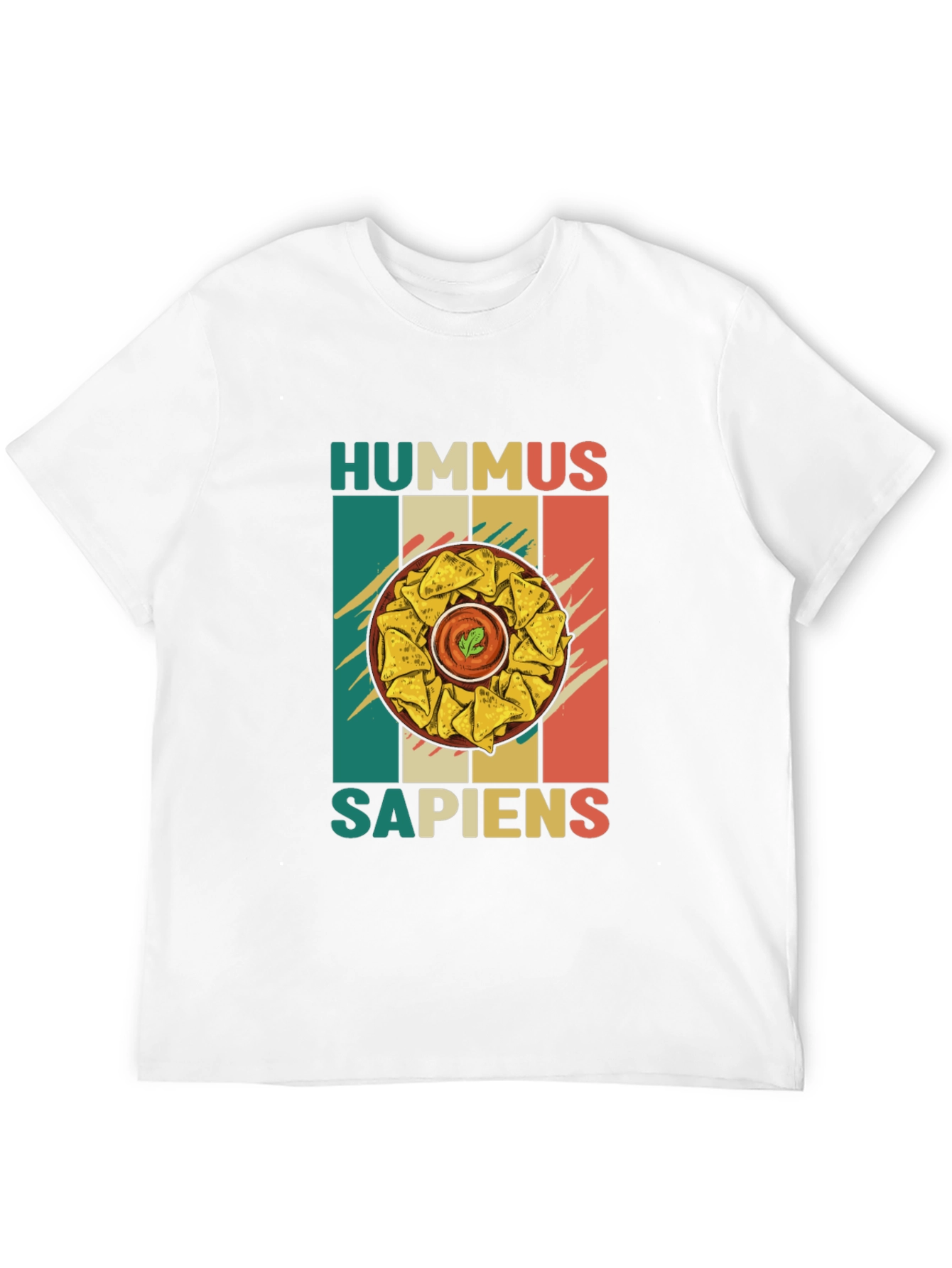 Hummus Sapiens Graphic Tee - Foodie Humor T-Shirt