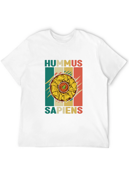 Hummus Sapiens Graphic Tee - Foodie Humor T-Shirt