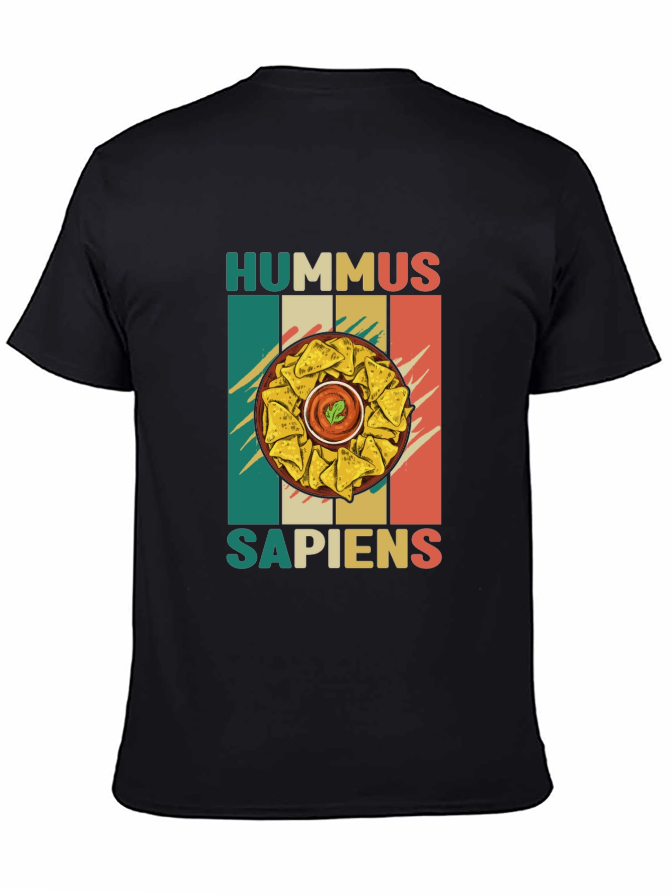 Hummus Sapiens Graphic Tee - Foodie Humor T-Shirt