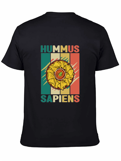 Hummus Sapiens Graphic Tee - Foodie Humor T-Shirt