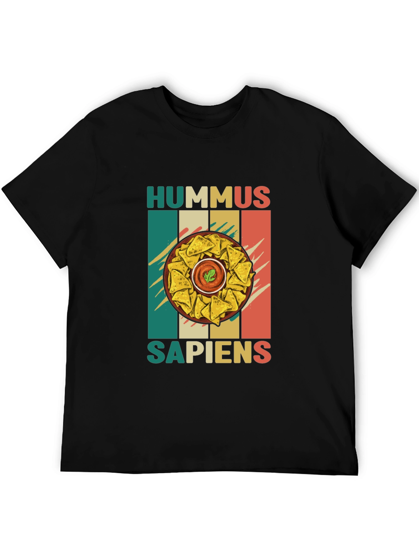 Hummus Sapiens Graphic Tee - Foodie Humor T-Shirt
