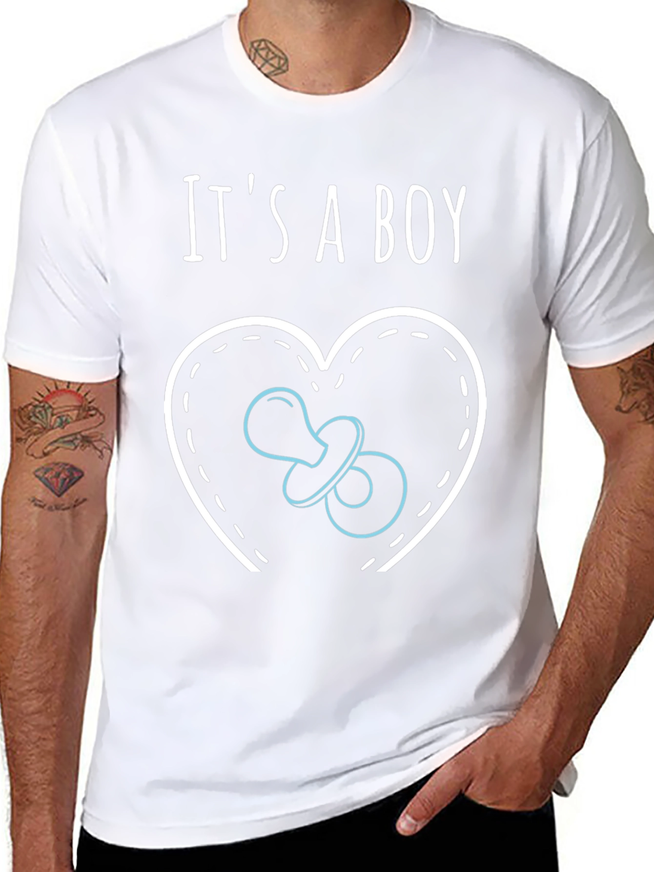 Its A Boy Pregnancy Announcement T-Shirt