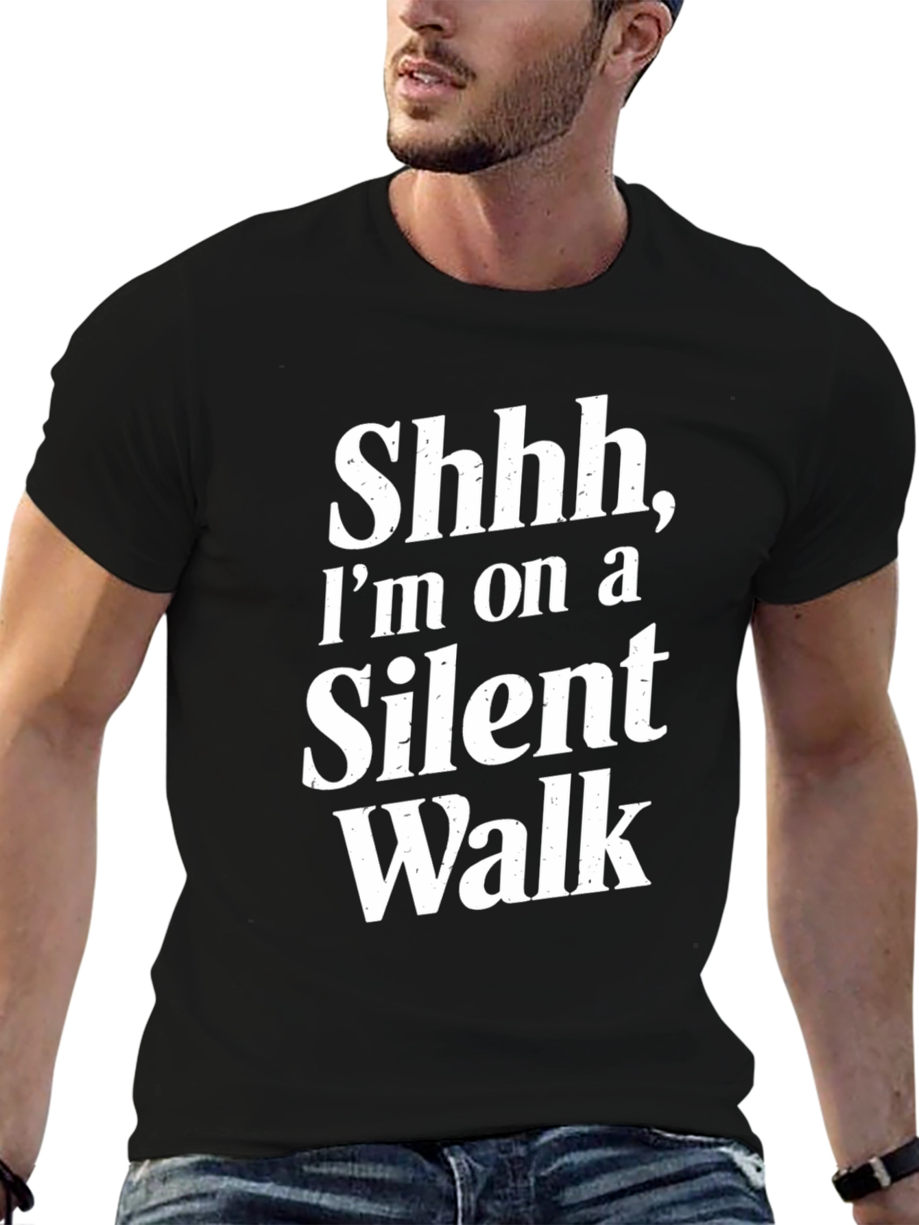 Silent Walk T-Shirt - Funny Graphic Tee