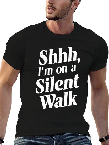 Silent Walk T-Shirt - Funny Graphic Tee