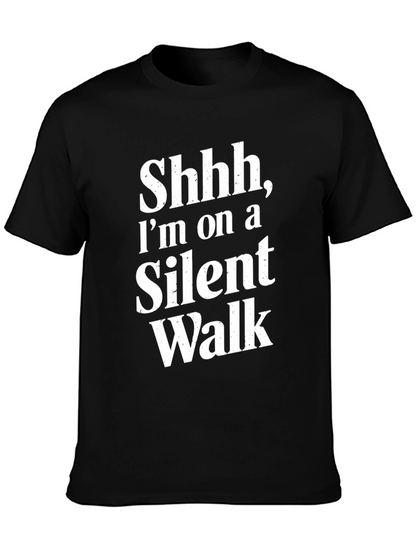 Silent Walk T-Shirt - Funny Graphic Tee