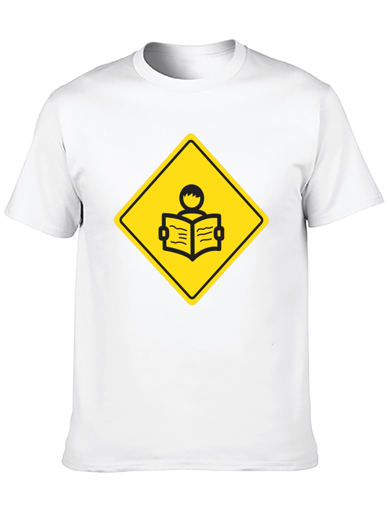 Caution: Reader Ahead - Novelty Graphic T-Shirt