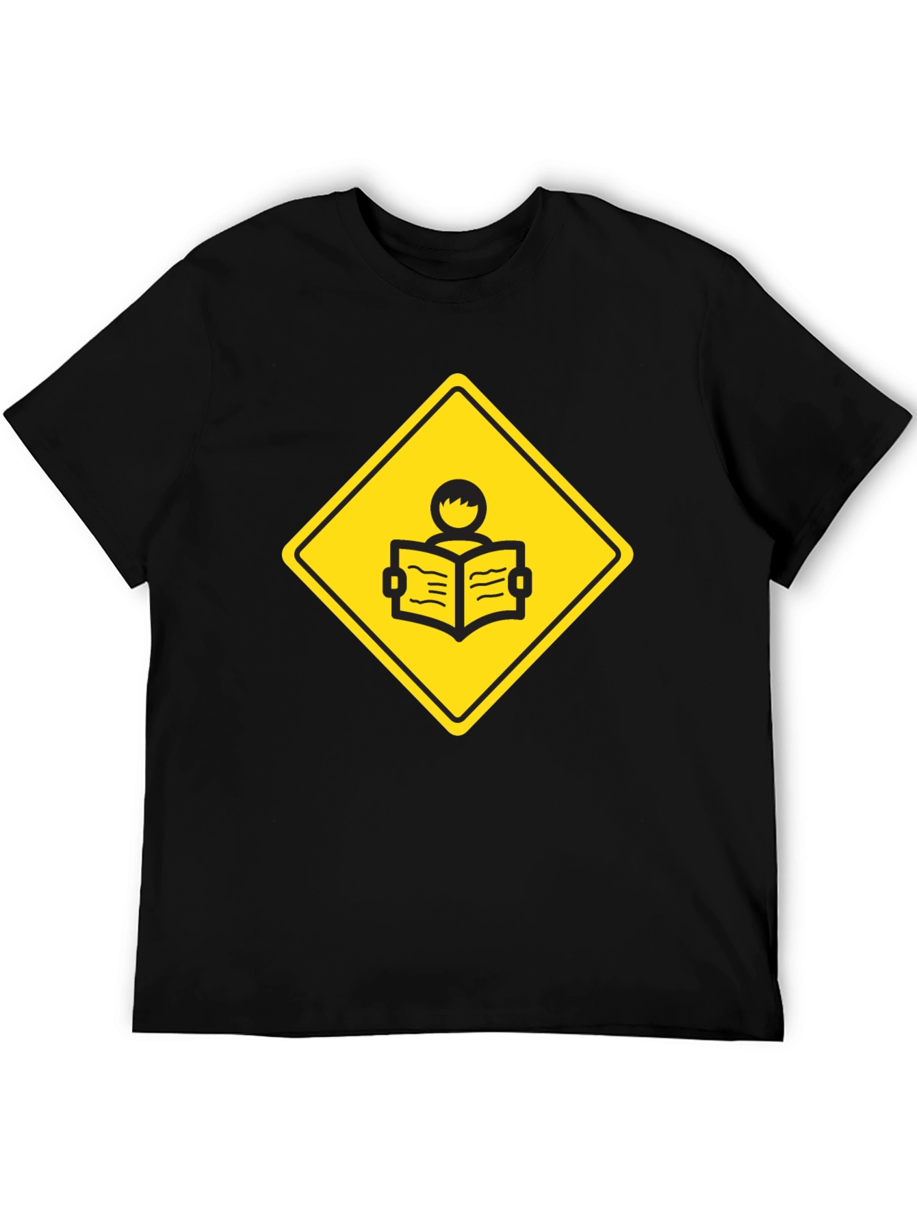 Caution: Reader Ahead - Novelty Graphic T-Shirt