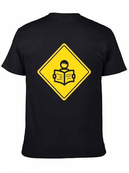 Caution: Reader Ahead - Novelty Graphic T-Shirt