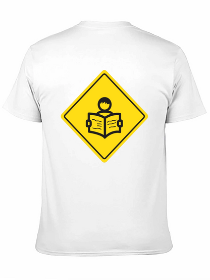 Caution: Reader Ahead - Novelty Graphic T-Shirt