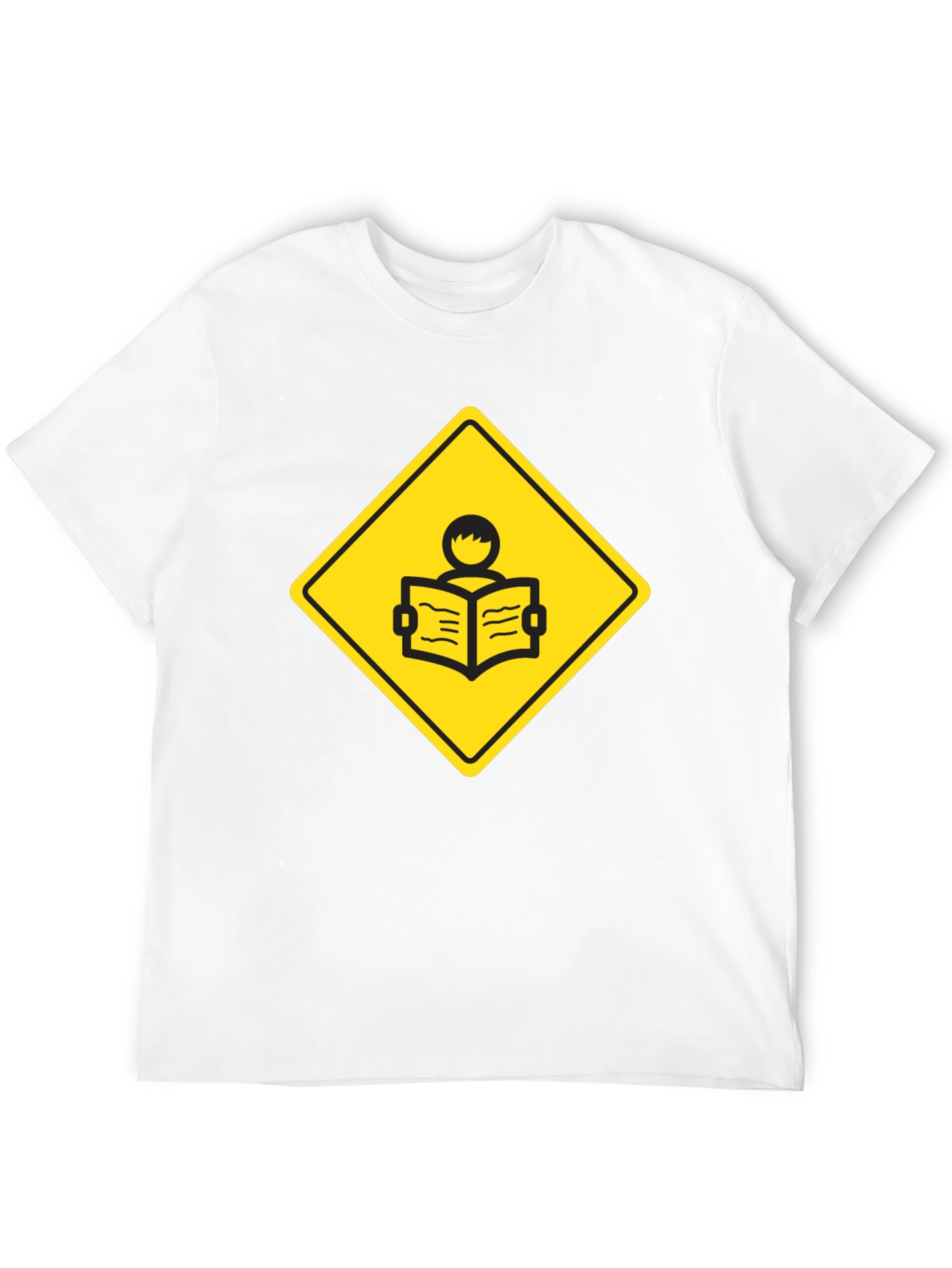 Caution: Reader Ahead - Novelty Graphic T-Shirt