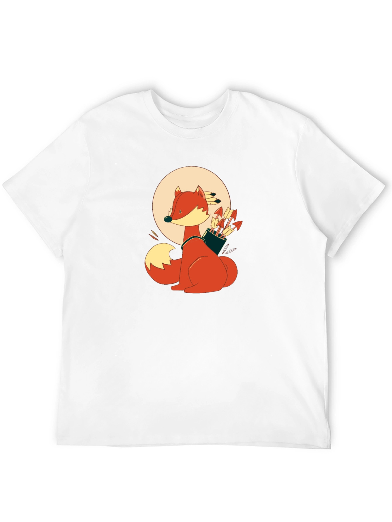 Fox Archer Black T-Shirt - Unique Graphic Tee
