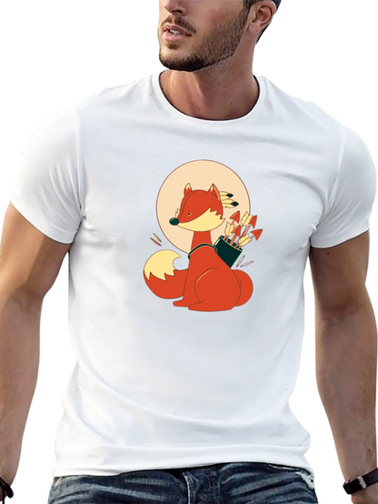 Fox Archer Black T-Shirt - Unique Graphic Tee