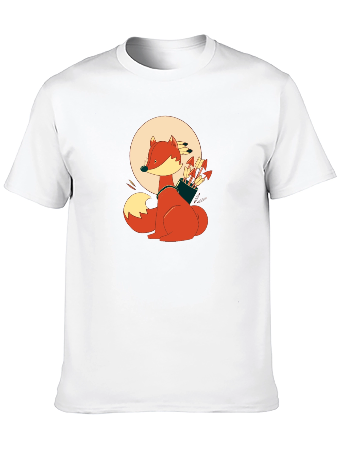 Fox Archer Black T-Shirt - Unique Graphic Tee