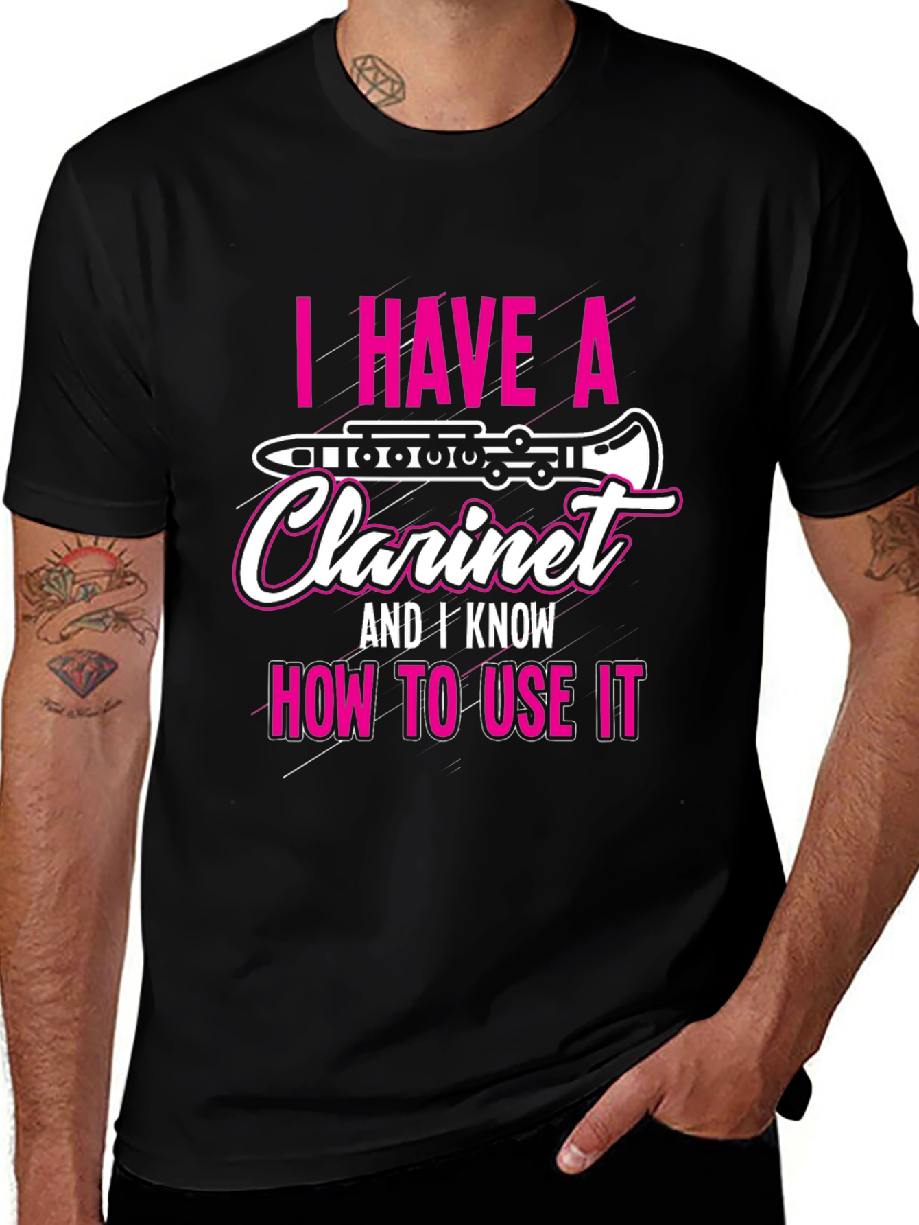 I Have A Clarinet T-Shirt Funny Musician Tee