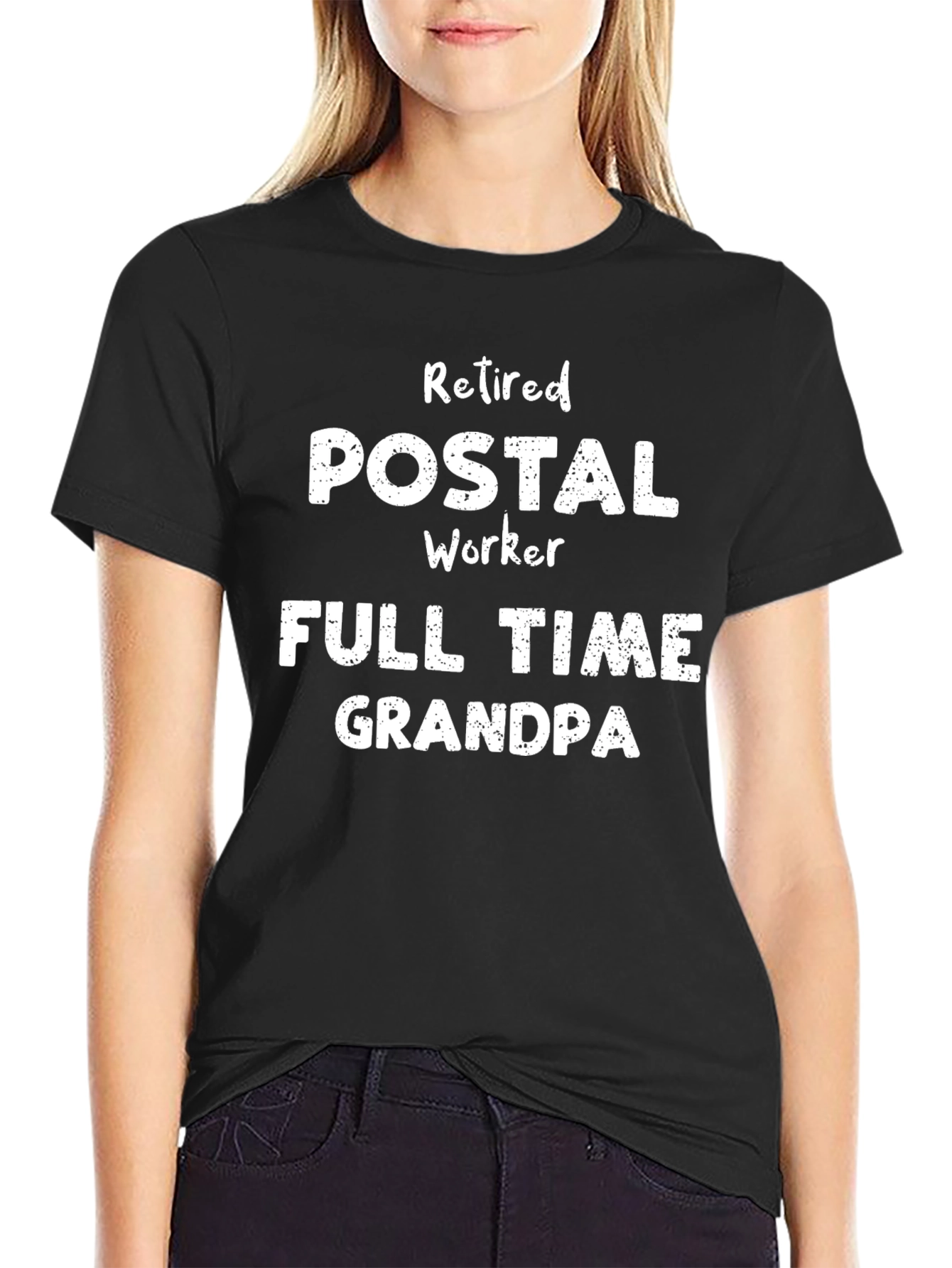 Retired Postal Worker Full Time Grandpa T-Shirt