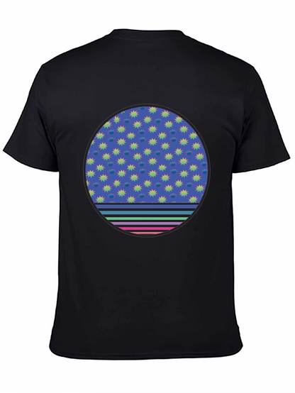 Retro Starburst Circle Graphic Tee