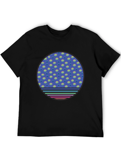 Retro Starburst Circle Graphic Tee